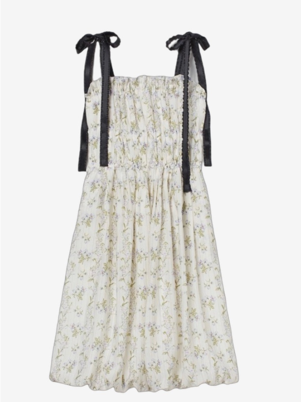 H&M x Brock Collection Floral Bubble Hem Dress